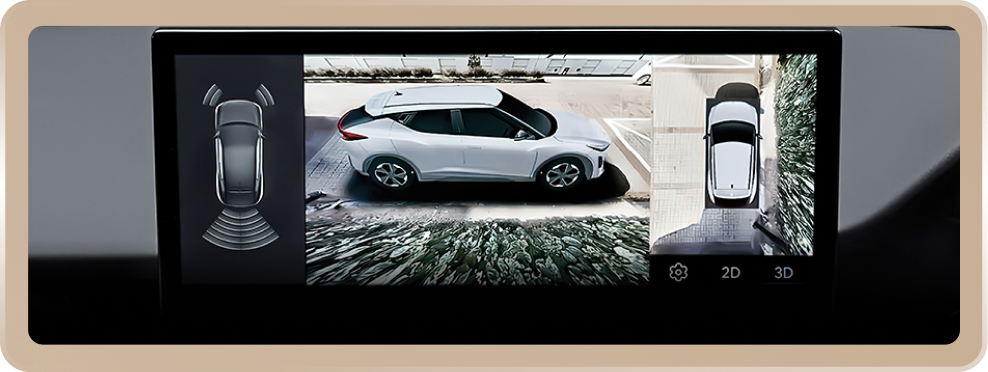 360° Auto Surround View Monitor